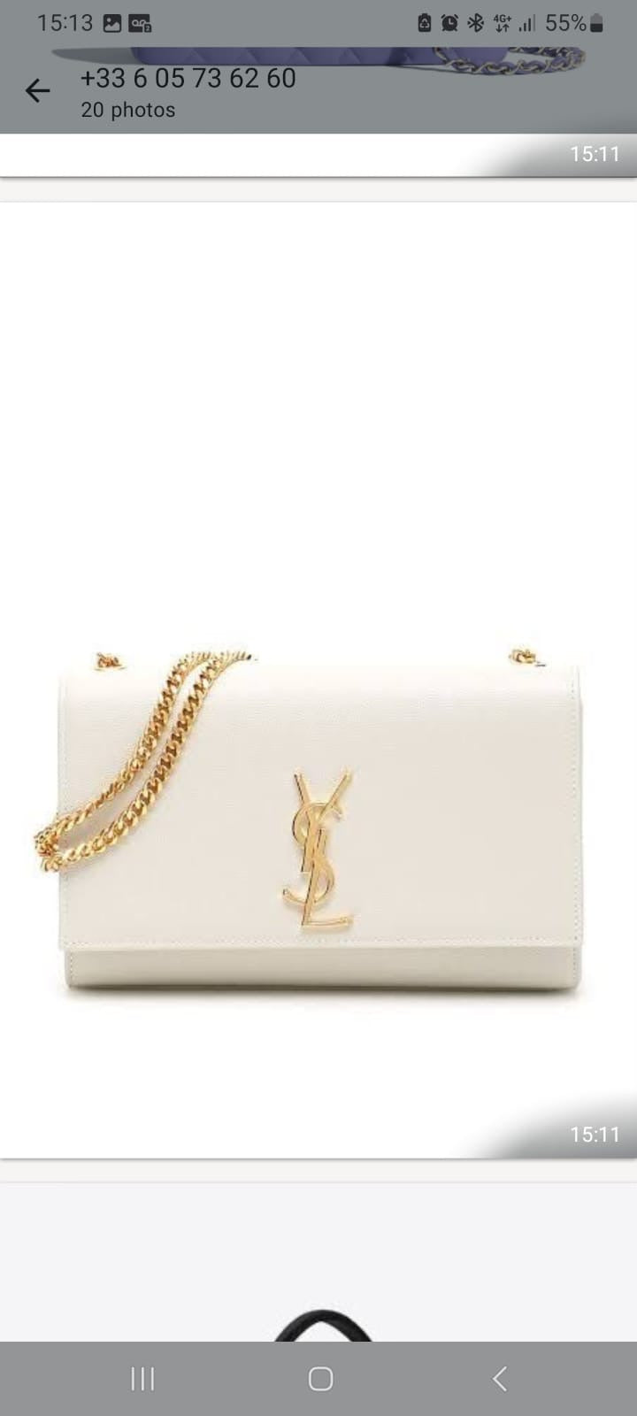 Ysl White bah