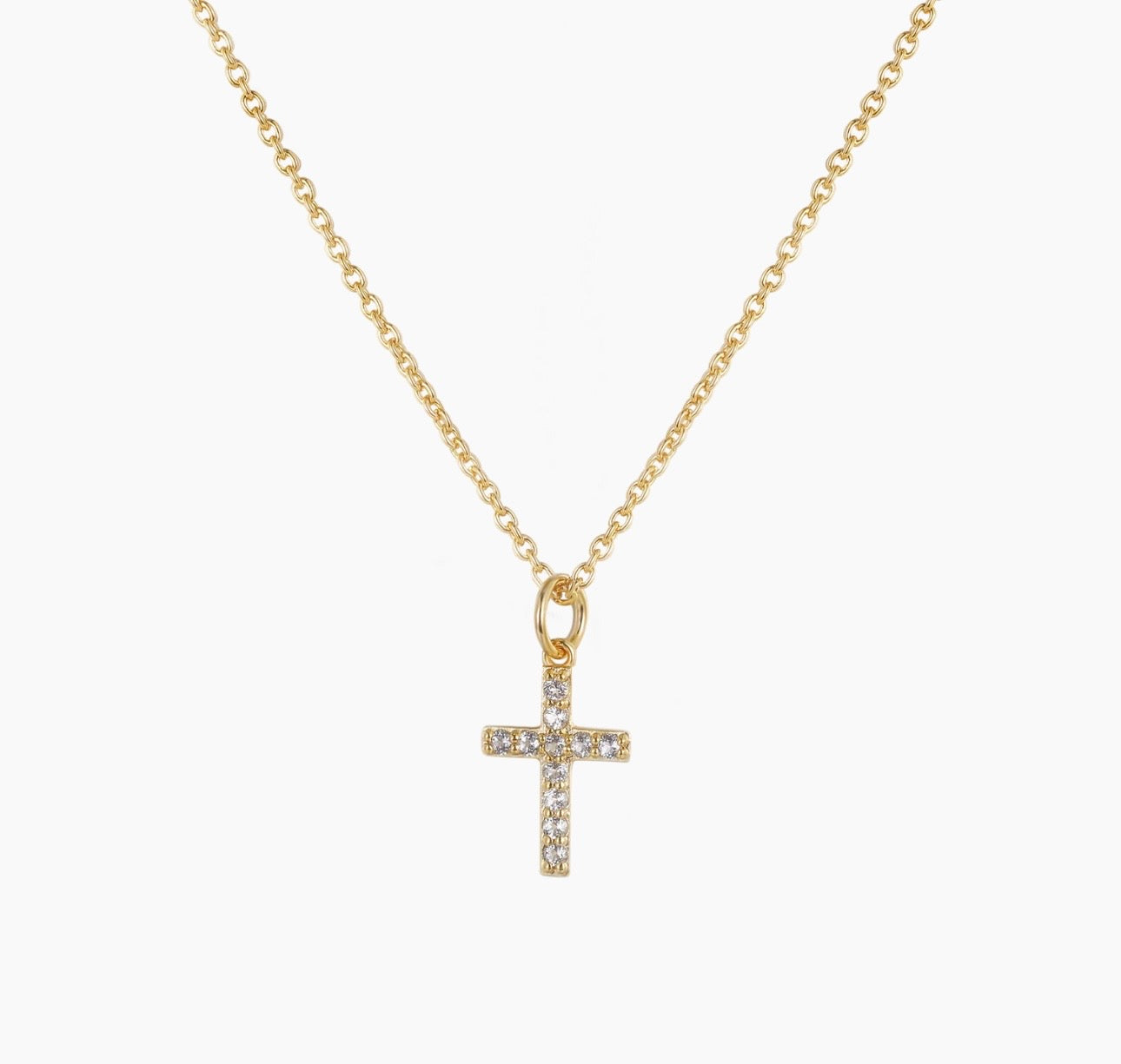 diamond cross necklace