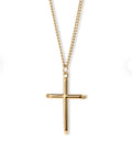 Gold necklace cross